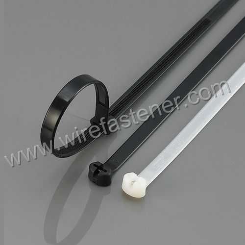 Nylon Cable Tie-Stainless Steel Plate Lock Cable Tie
