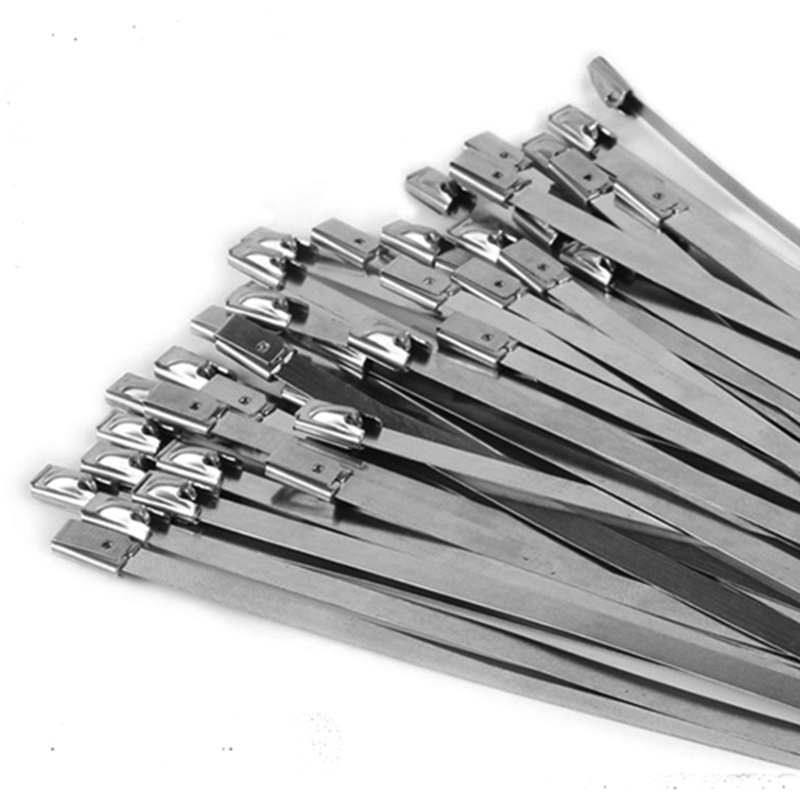 100 Pack of Stainless Steel Cable Ties - 150mm x 4.6mm - High Quality 316 Marine Grade Metal by UL