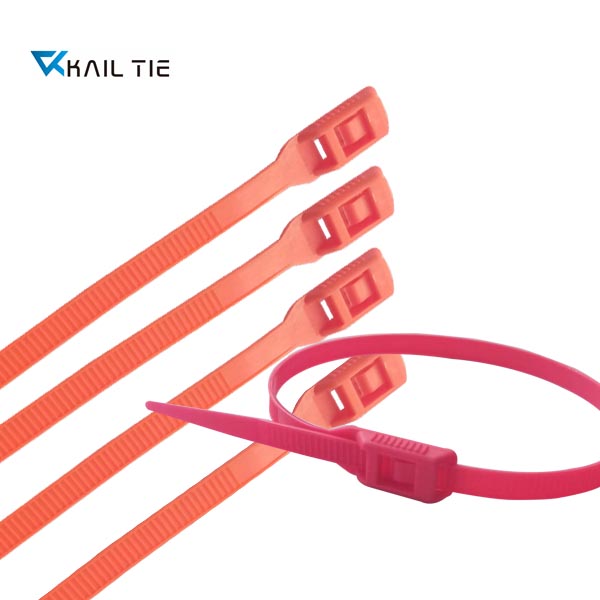  Double Locking Colored Heavy Duty Nylon Adjustable Lock Plastic Cable Tie Wire Manufacturer Pull Zip 