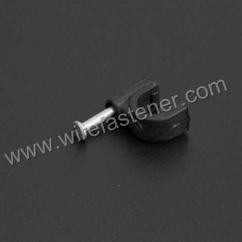 Plastic Material and Circle Nail Clip Type adhesive cable clip - 副本