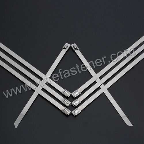4.6mm*500mm(19.69inch)Naked Stainless Steel Cable Ties-Ball Self-Lock