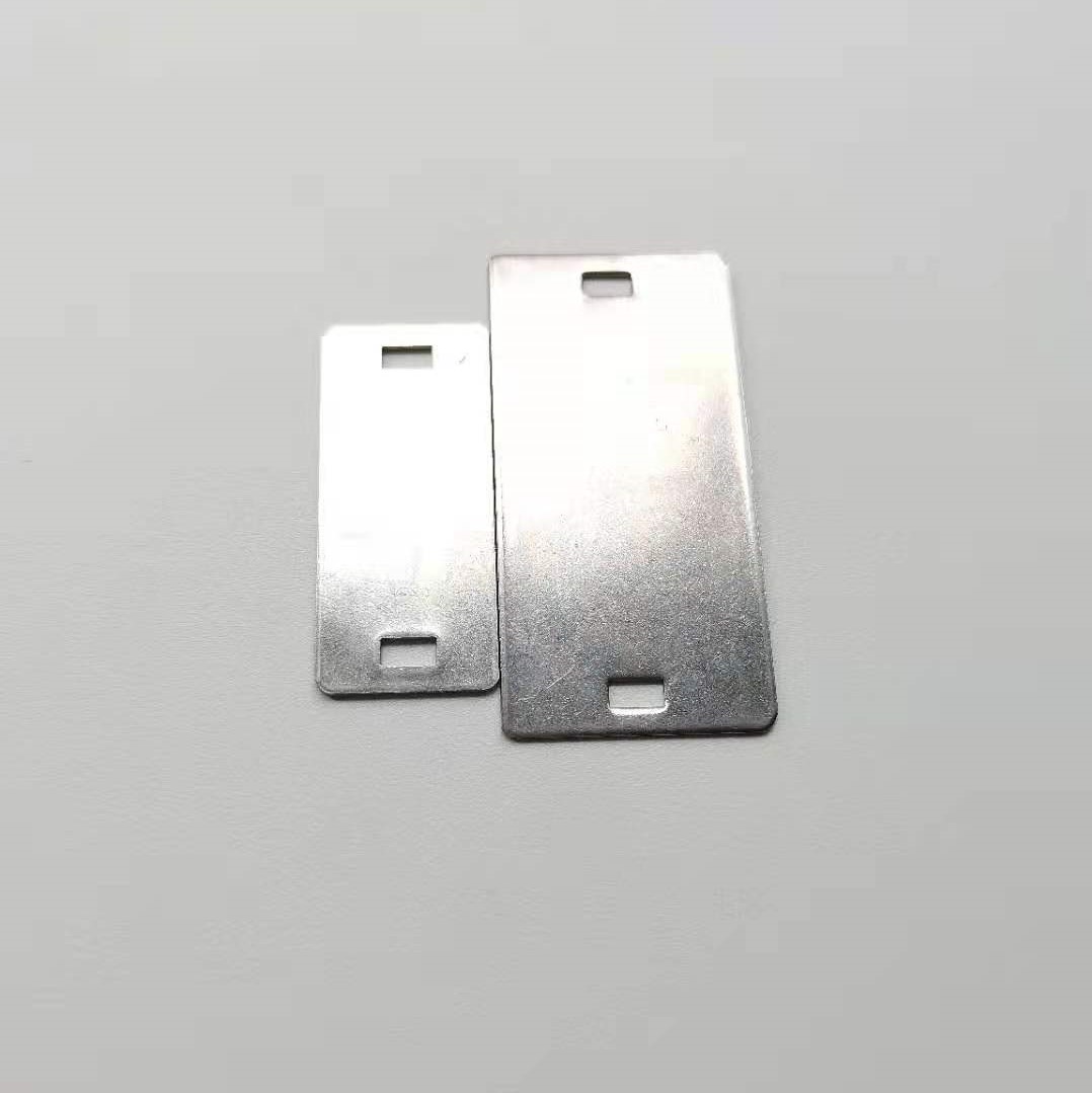 SS304 30mmx60mmx1mm steel identification cable tags